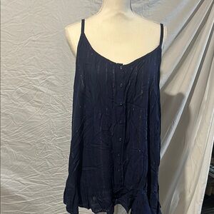 Navy Blue Women's Top